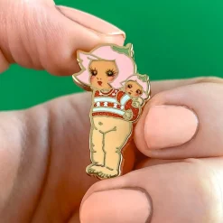 Christmas Sweater Petal Enamel Pin
