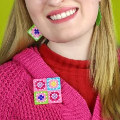 Closed Stitch Collection Brooch