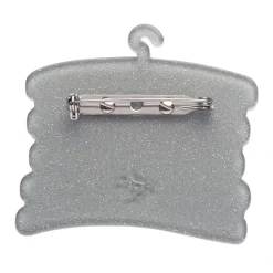 Clothes Hanger Set Brooch