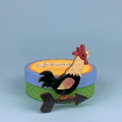 Cockadoodle Doo Brooch