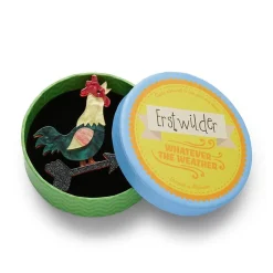 Cockadoodle Doo Brooch