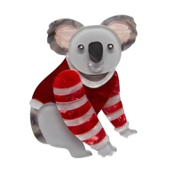 Comfy Christmas Koala Brooch