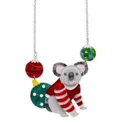 Comfy Christmas Koala Necklace