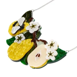 Compare The Pear Statement Necklace