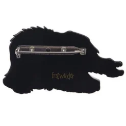 Conan The Content Dog Brooch