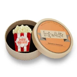 Concession Stand Classic Popcorn Brooch