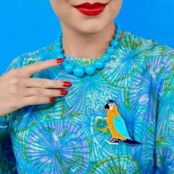 Corey The Macaw Brooch