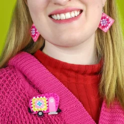 Cosiest Of Campers Brooch