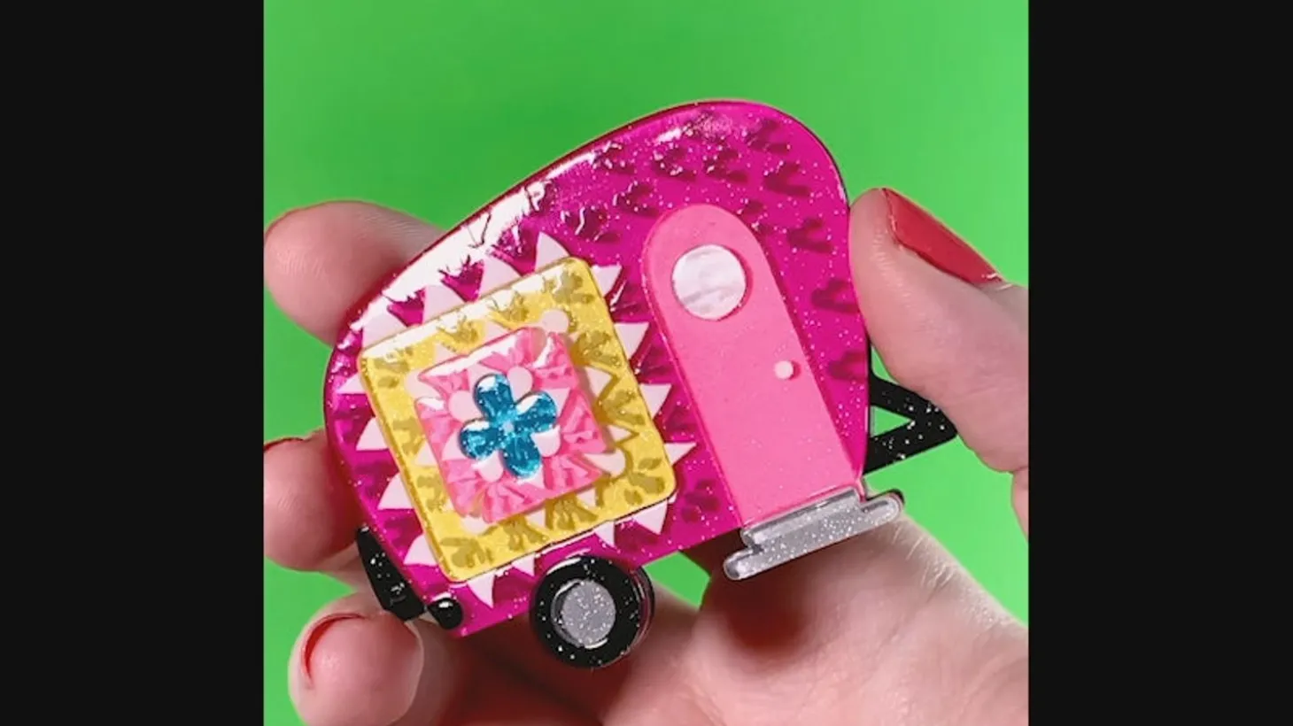 Cosiest Of Campers Brooch