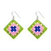 Cosy Comfort Earrings - Green