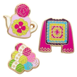 Cosy Things Enamel Pin Pack - 3 Piece