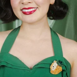 Cowardly Lion Brooch