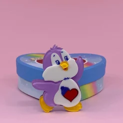 Cozy Heart Penguin Brooch