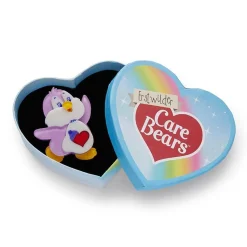 Cozy Heart Penguin Brooch