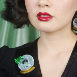 Crystal Ball Brooch