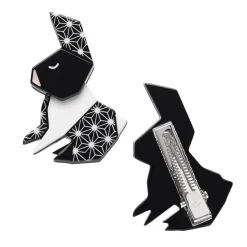 Cuddle Bunny Hair Clips Set - 2 Piece