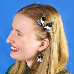 Cuddle Bunny Hair Clips Set - 2 Piece
