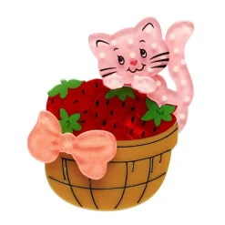 Curious Custard Brooch