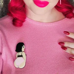 Cute Butt Club Brooch
