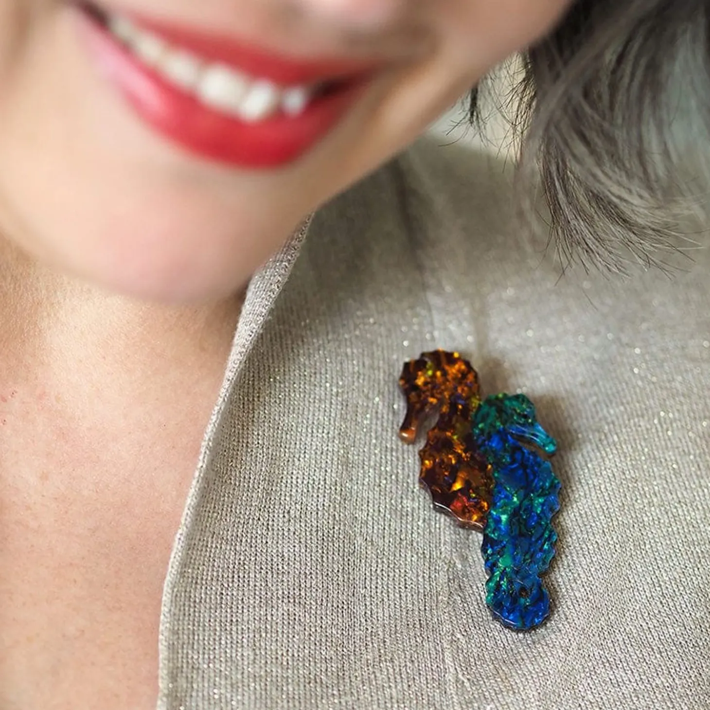 Dance Partners Brooch