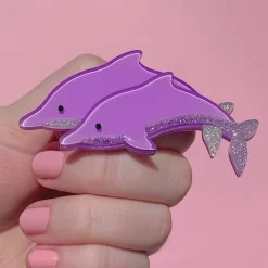 Dancing Dolphins Brooch