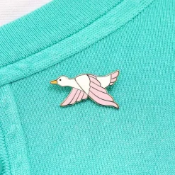 Dancing Duck Enamel Pin