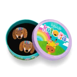 Darcy The Dachshund Hair Clips Set - 2 Piece