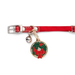 Deck The Halls Enamel Pet Charm
