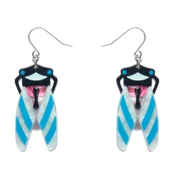 Deco Cicada Drop Earrings