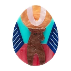 Deer Of Prosperity Brooch