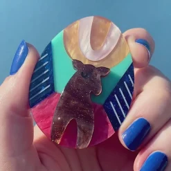 Deer Of Prosperity Brooch
