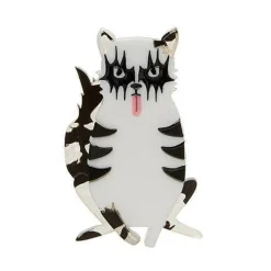 Detroit Rock City Cat Brooch