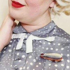 Dirigible Decor Zepplin Brooch
