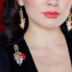Double-Edged Delight Brooch