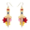 Double-Edged Delight Drop Earrings