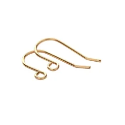 Earring Hooks (Gold) - 1 Pair