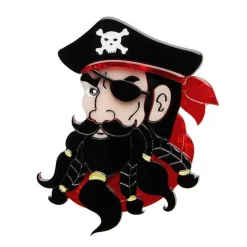 Edward The Exceptional Pirate Brooch