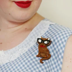 Elissa The Indie Cat Brooch