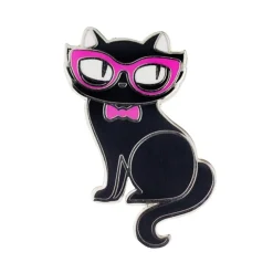 Elissa The Indie Cat Enamel Pin