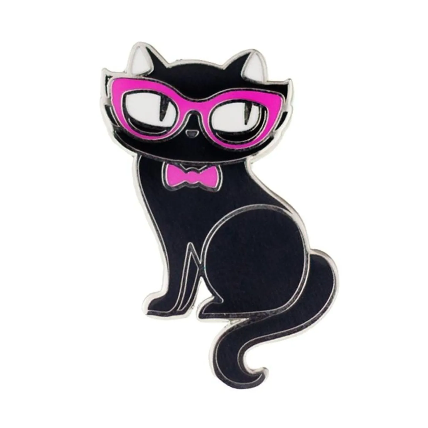 Elissa The Indie Cat Enamel Pin