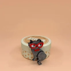 Elissa The Indie Cat Mini Brooch
