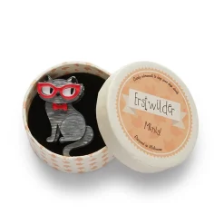 Elissa The Indie Cat Mini Brooch