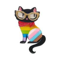 Elissa The Rainbow Cat Brooch