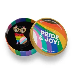 Elissa The Rainbow Cat Brooch