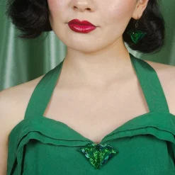Emerald Brooch