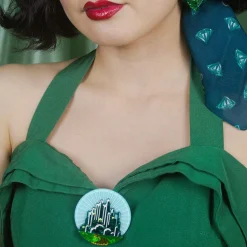Emerald City Brooch