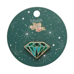 Emerald Enamel Pin