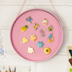 Enamel Pin Collectors Box (Pink)