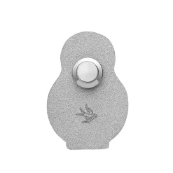 Enamel Pin Metal Locking Clasp 10-Pack - Silver