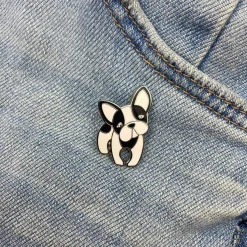Fabian The French Bulldog Enamel Pin